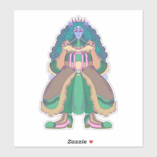 Rat Princess Aufkleber (Blatt)