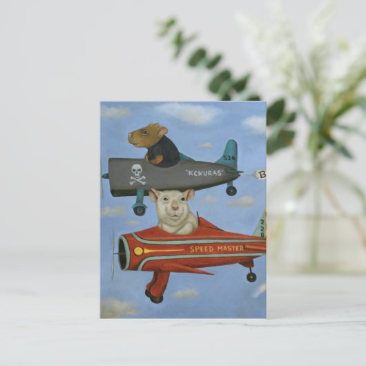 Rat Race 5 Postkarte (Stehend Vorderseite)