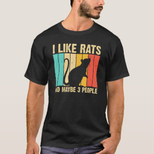 Rat Rat Rat Men Mouse Rodent Introvertierte T-Shirt