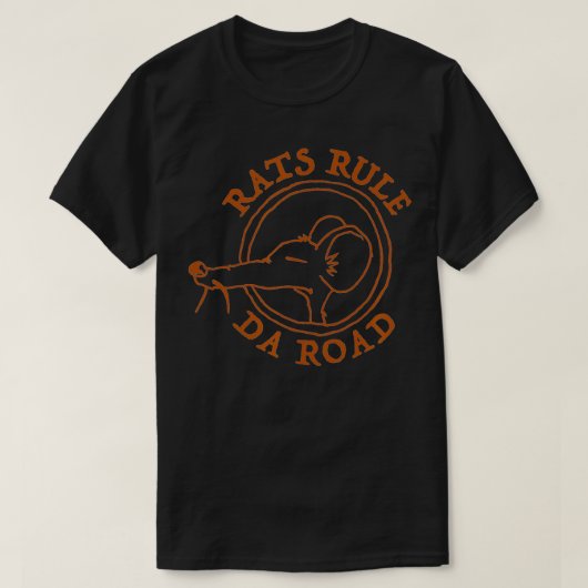 Rat Rat Rod Hotrod Besitzer T-Shirt (Design vorne)