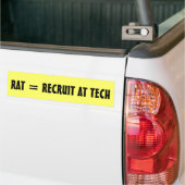 RAT = RECRUIT AT TECH AUTOAUFKLEBER (Auf Lkw)