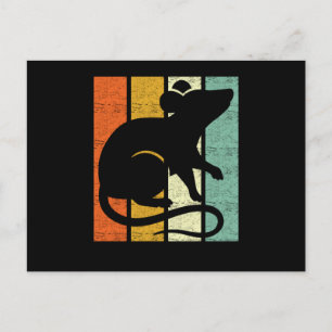 Rat Retro Postkarte