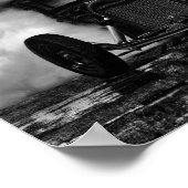 Rat Rod Burn Out Poster (Ecke)