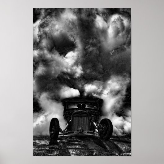 Rat Rod Burn Out Poster (Vorne)