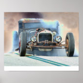 Rat Rod Burnout Poster (Vorne)