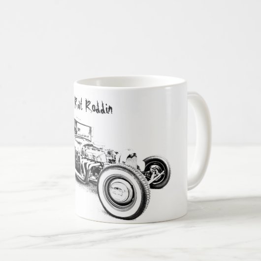 Rat Rod Coffe Cup Kaffeetasse (VorderseiteRechts)