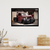"RAT ROD" DODGE POSTER (Küche)