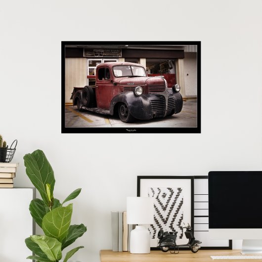 "RAT ROD" DODGE POSTER (Heimbüro)