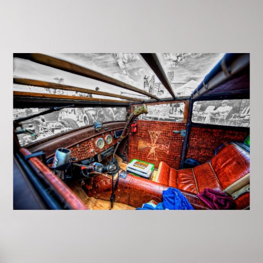 Rat Rod Interior Poster (Vorne)