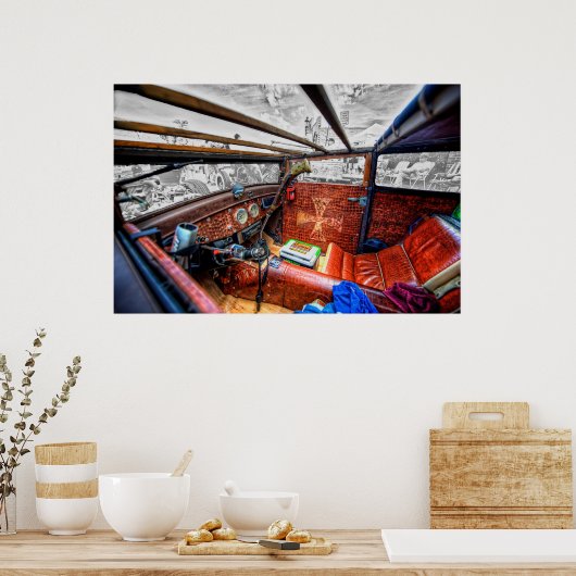 Rat Rod Interior Poster (Küche)