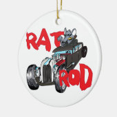 Rat Rod Keramik Ornament (Links)