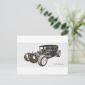 Rat Rod Postcard Postkarte (Stehend Vorderseite)