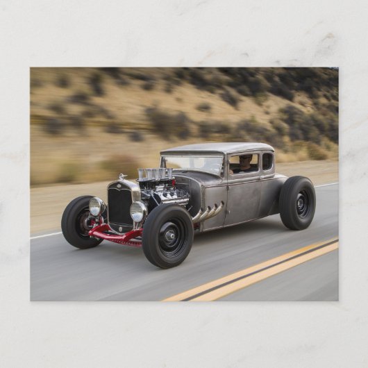 Rat Rod Postcard Postkarte (Vorderseite)