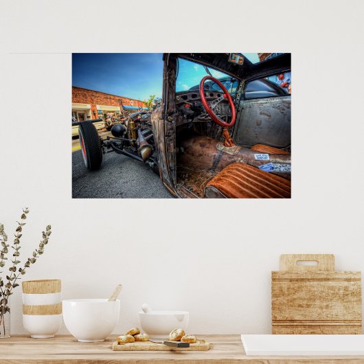 Rat Rod Poster (Küche)