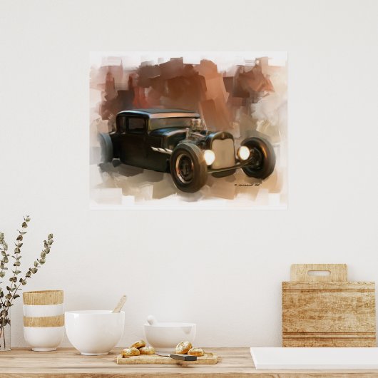 Rat Rod Poster (Küche)