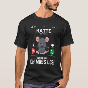 Rat ruft Ratten-Kinder auf T-Shirt