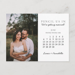 Rat Save the Date Juni 2021 Kalender Postkarte