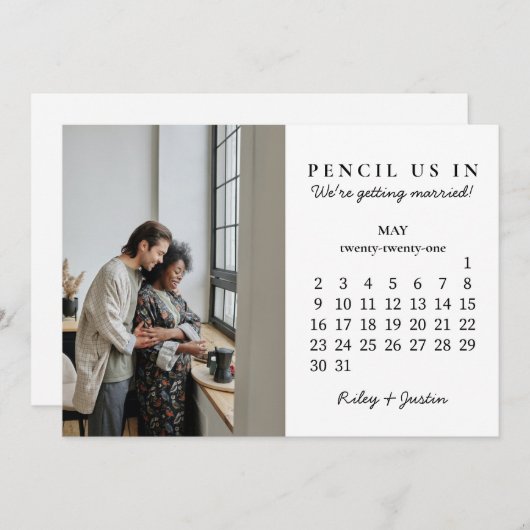 Rat Save the Date Mai 2021 Einladung (Vorne/Hinten)