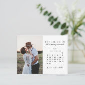 Rat Save the Date Mai 2021 Postkarte (Stehend Vorderseite)