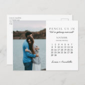 Rat Save the Date November 2020 Postkarte (Vorne/Hinten)