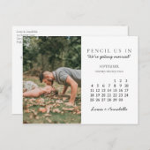 Rat Save the Date September 2022 Kalender Postkarte (Vorne/Hinten)