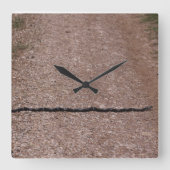 Rat Snake Clock Quadratische Wanduhr (Vorderseite)