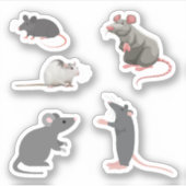 Rat Stickers Aufkleber (Vorderseite)