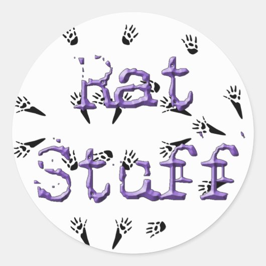 Rat Stuff Stickers (Vorderseite)