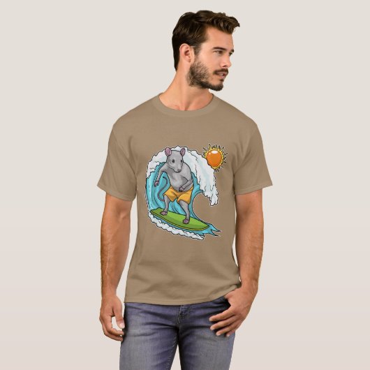 Rat Summer Surfer T-Shirt (Vorne ganz)