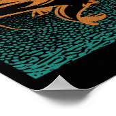 Rat "Süßwasser" beim Fischen — Fisch Poster (Ecke)