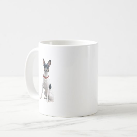 Rat Terrier (A) Kaffeetasse (Vorderseite Links)