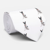 Rat Terrier (A) Krawatte (Gerollt)