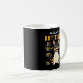 Rat Terrier Anatomy Funny Dog Mama Vater Kaffeetasse (VorderseiteRechts)