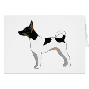 Rat Terrier Basic Rasse Silhouette Design