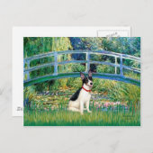 Rat Terrier - Brücke Postkarte (Vorne/Hinten)