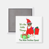 Rat Terrier Christmas Geschenke Magnet (Vorderseite/Rückseite)