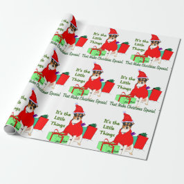 Rat Terrier Christmas Geschenkpapier