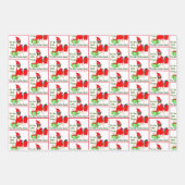 Rat Terrier Christmas Geschenkpapier Set (Vorderseite 3)
