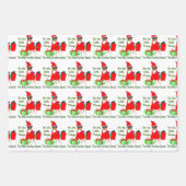 Rat Terrier Christmas Geschenkpapier Set (Vorderseite)