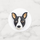 Rat Terrier Dog 3D Inspiriert Konfetti (Klein Vorderseite)