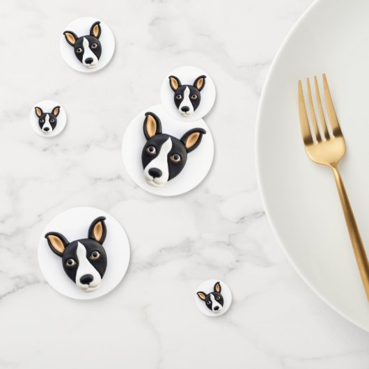 Rat Terrier Dog 3D Inspiriert Konfetti (Gruppe)