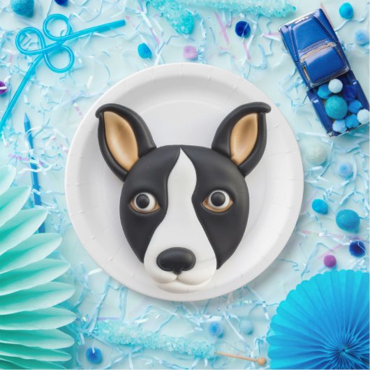 Rat Terrier Dog 3D Inspiriert Pappteller (Party)