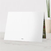 Rat Terrier Dog im Schnee Weihnachten Karte (Rückseite)