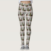 Rat Terrier Dog im Schnee Weihnachten Leggings (Vorderseite)