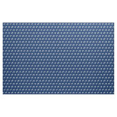 Rat Terrier Dog Silhouette Pet Navy Blue Stoff (Yard (91,4 cm))