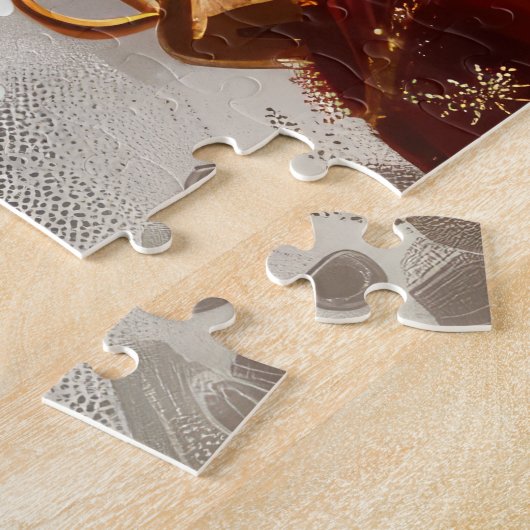 Rat Terrier Dog Weihnachtsfest Puzzle (Seite)