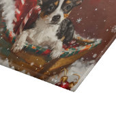 Rat Terrier Dog Weihnachtsfest Schneidebrett (Ecke)