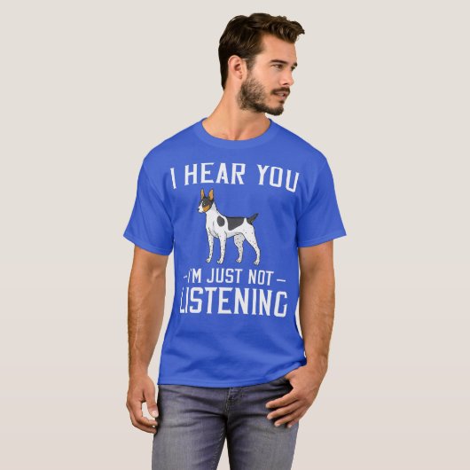 Rat Terrier Dog Welppies Owner Lover T-Shirt (Vorne ganz)