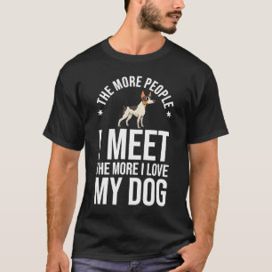 Rat Terrier Dog Welppies Owner Lover T-Shirt