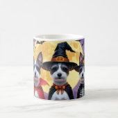 Rat Terrier Dogs Pumpkin Halloween Funny Kaffeetasse (Mittel)